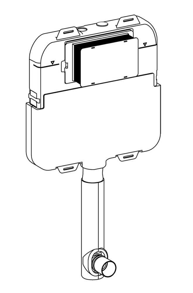 GalvinAssist® Slim Design Inwall Cistern, Less Flush Plate