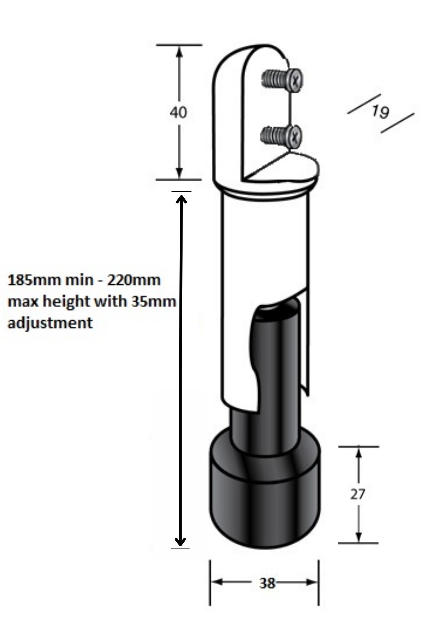 Heavy Duty Stainless Steel Leg