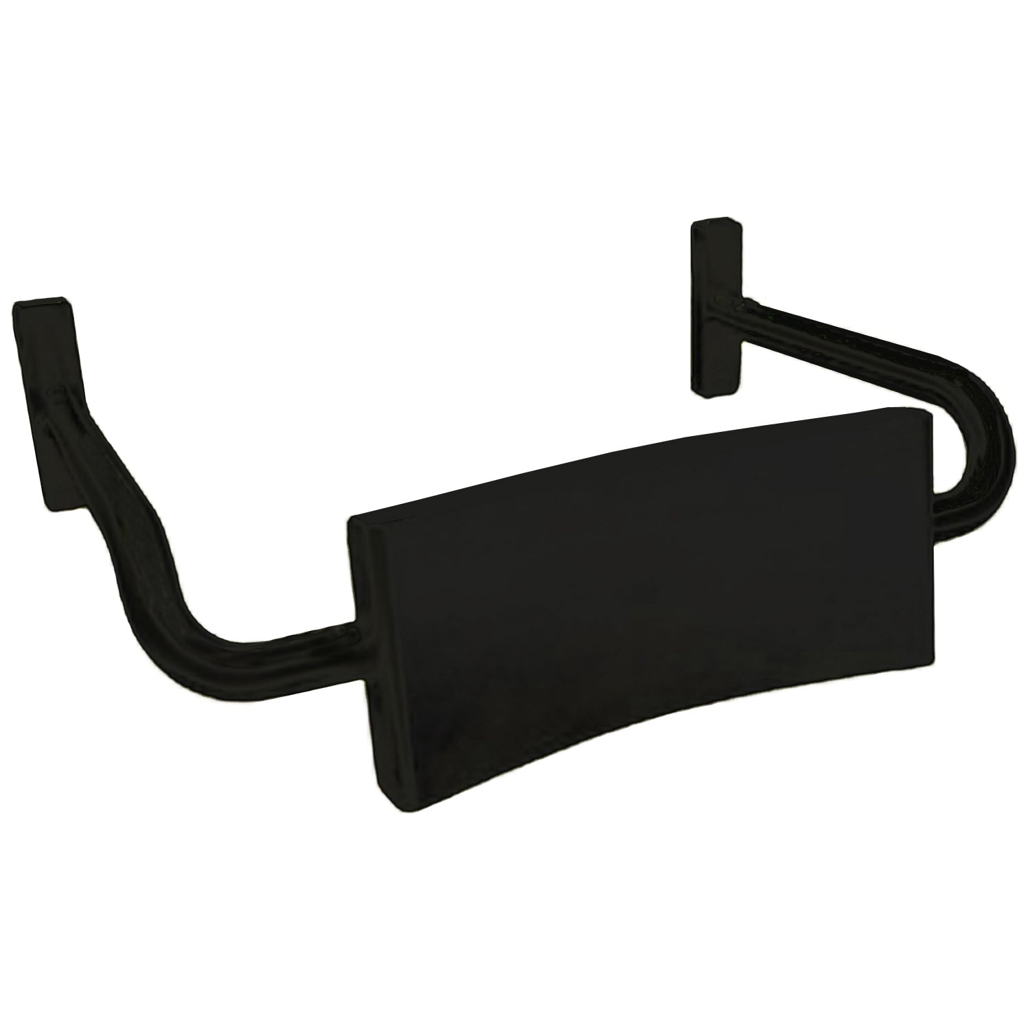 Backrest for Accessible Toilet 600mm W x 160mm H Matte Black