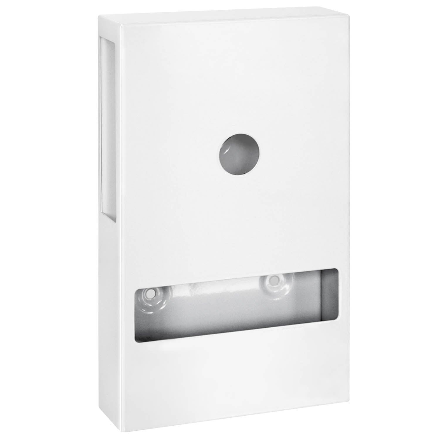 Interleaved Boxed Toilet Tissue Dispenser White