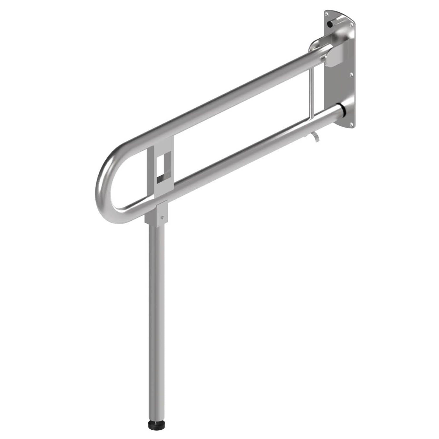 Bariatric Drop Down Grab Rail 38mm with Nurse Call Box With Leg 850mm