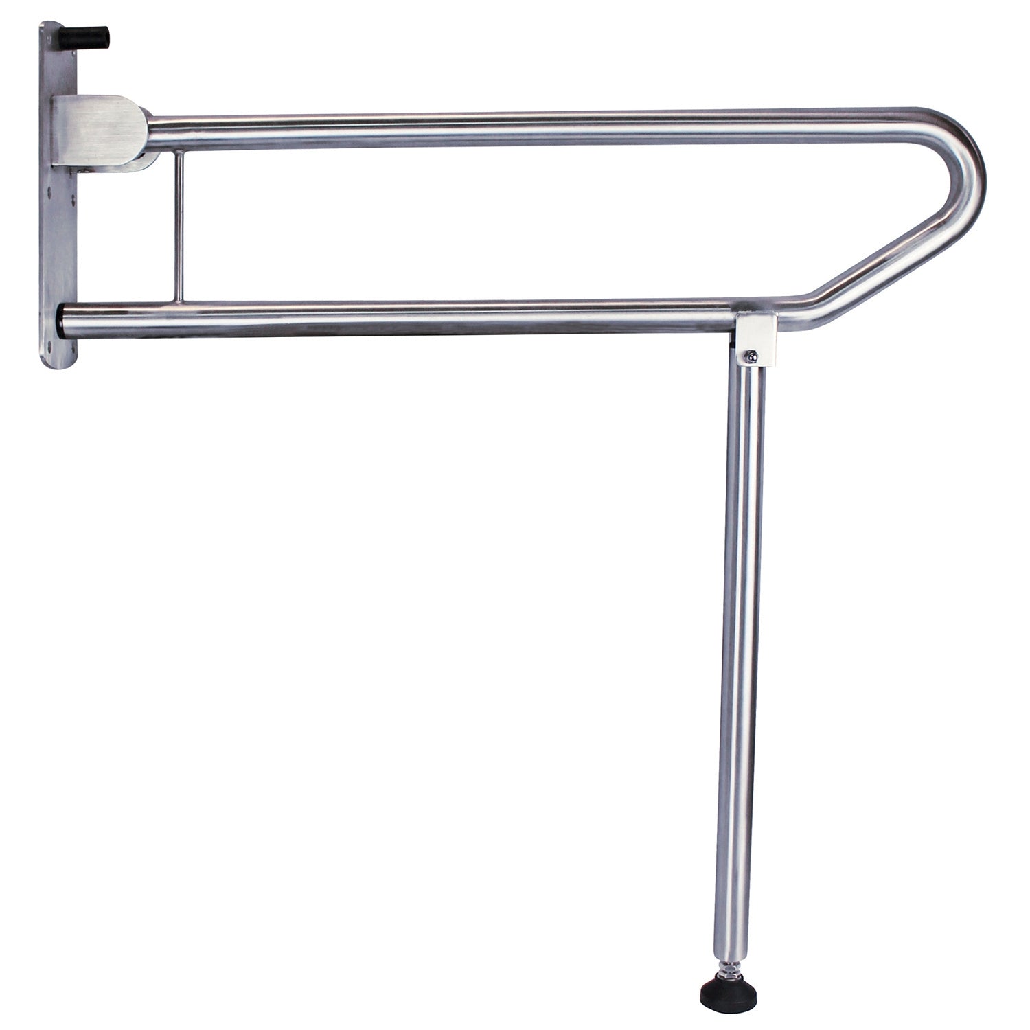 Bariatric Drop Down Grab Rail 38mm with Drop Down Leg 850mm