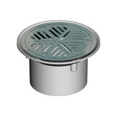 Vinyl Floor Waste Grates Open Grate - Outlet - Stainless Steel