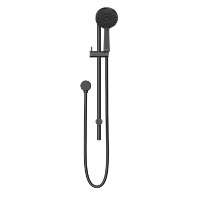 Krome 120mm 3 Function Rail Shower (Matte Black)