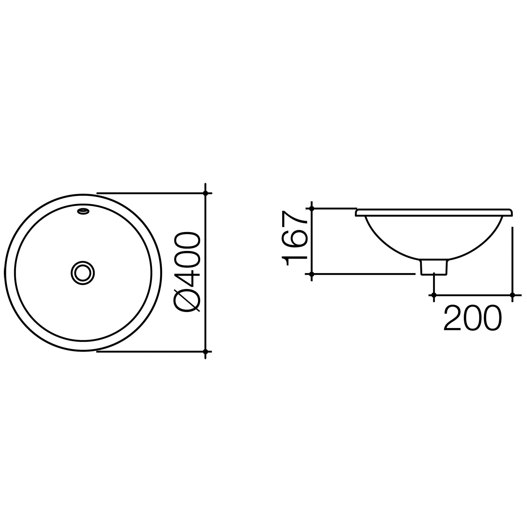 Cosmo Under/ Over Counter Basin 0TH