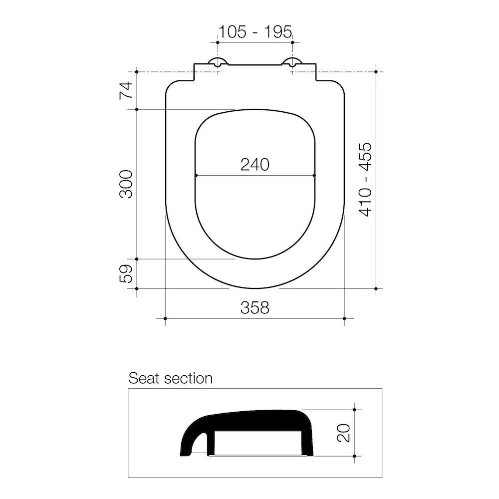 Basis Toilet Seat