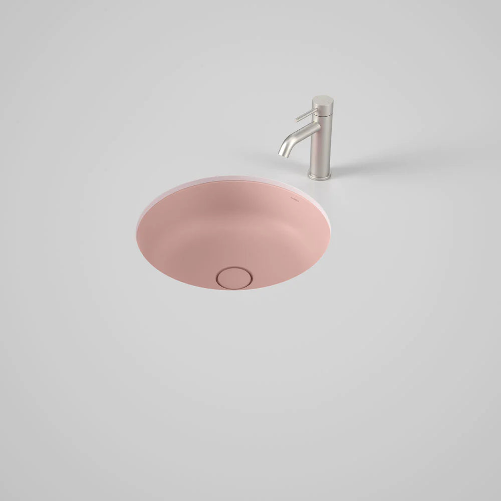 Liano II 440mm Round Under/Over Counter Basin – Matte Pink