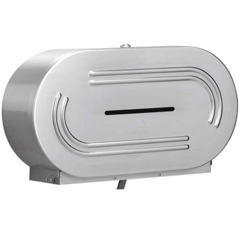 Double Jumbo Toilet Tissue Dispenser Stainless Steel