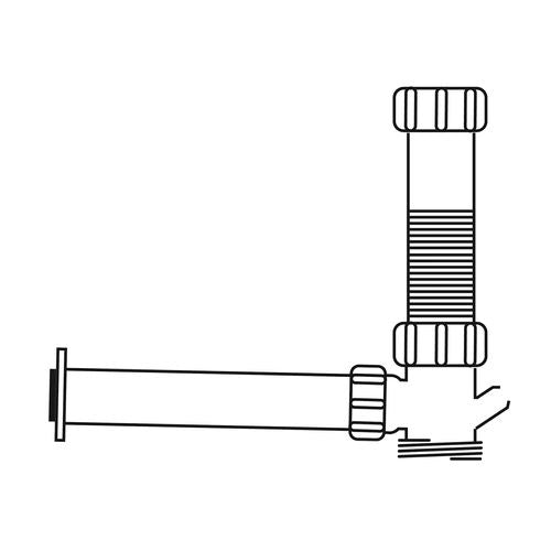 50mm Garbage Disposal Trap Adaptor With Dishwasher Connection