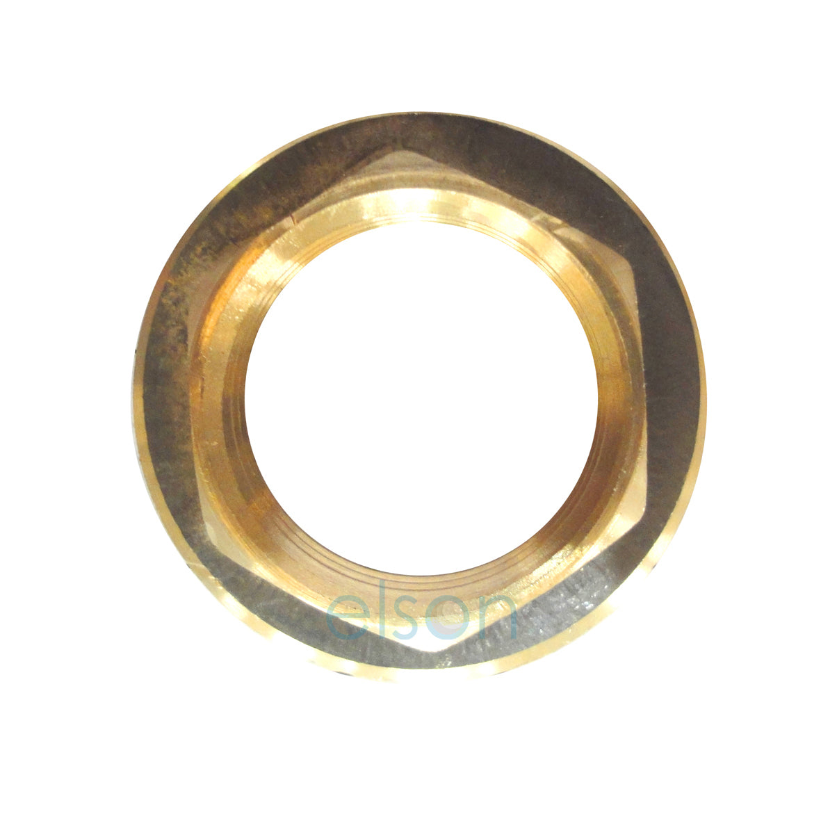 BACK NUT FLANGED 20mm BRASS