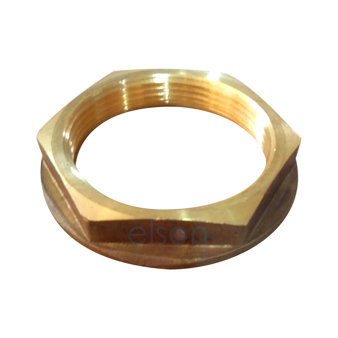 BACK NUT FLANGED 50mm BRASS