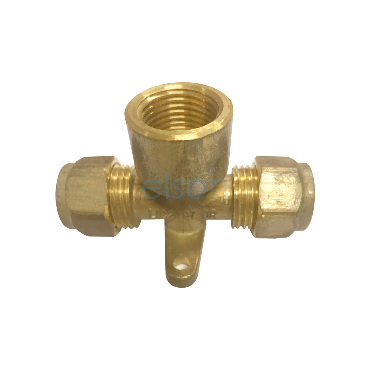 TEE CxCxF LUGGED15mm BRASS N/O