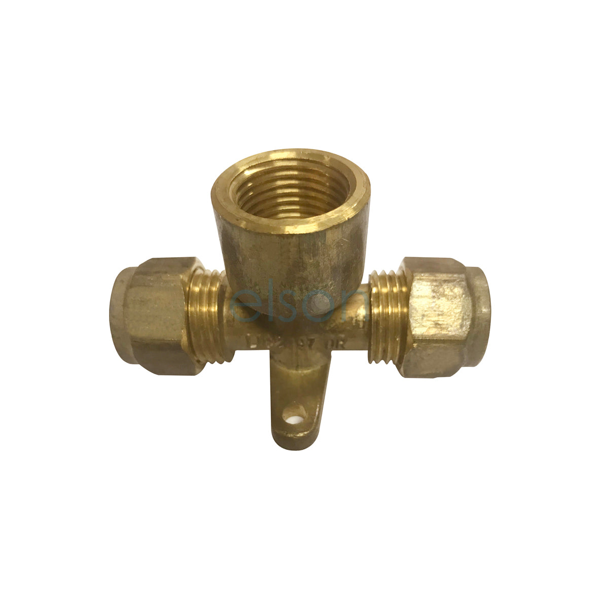 TEE CxCxF LUGGED 15mm BRASS C/O