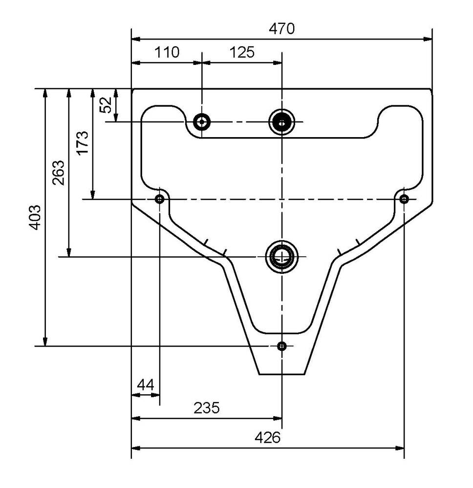 Wallgate Anti-Ligature, Anti-Vandal Solid Surface High Secure Basin; 1 Outlet, 1 Infra-Red Activatio