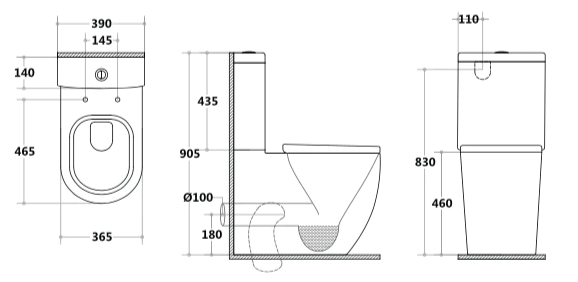 Ambulant Toilet Kit - AS1428.1 COMPLIANT