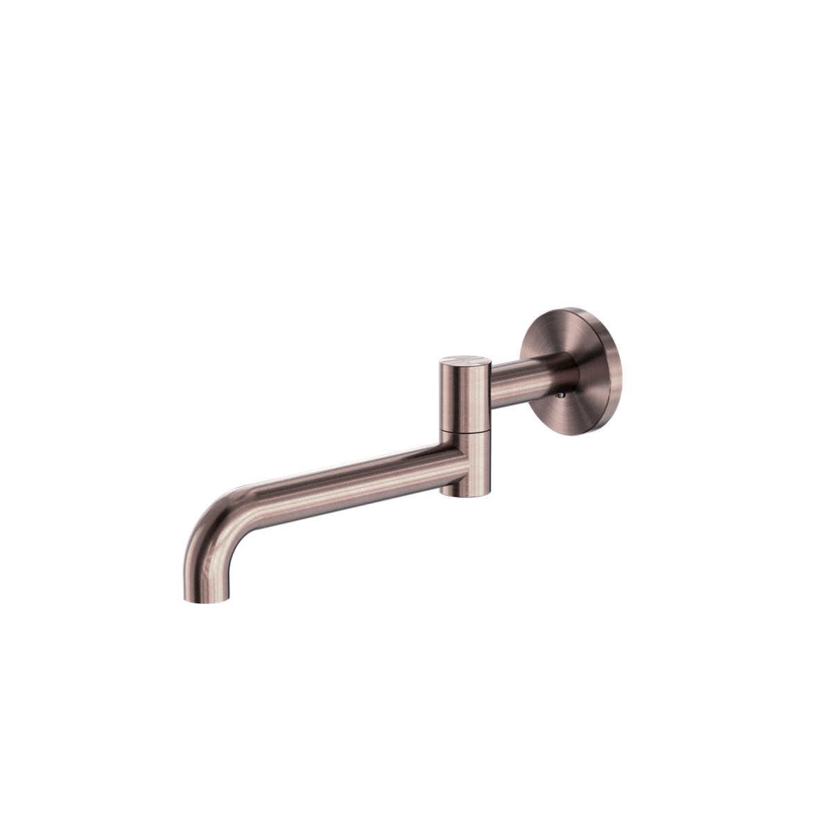 Mecca Wall Mounted Swivel Basin/bath Spout Only 225mm