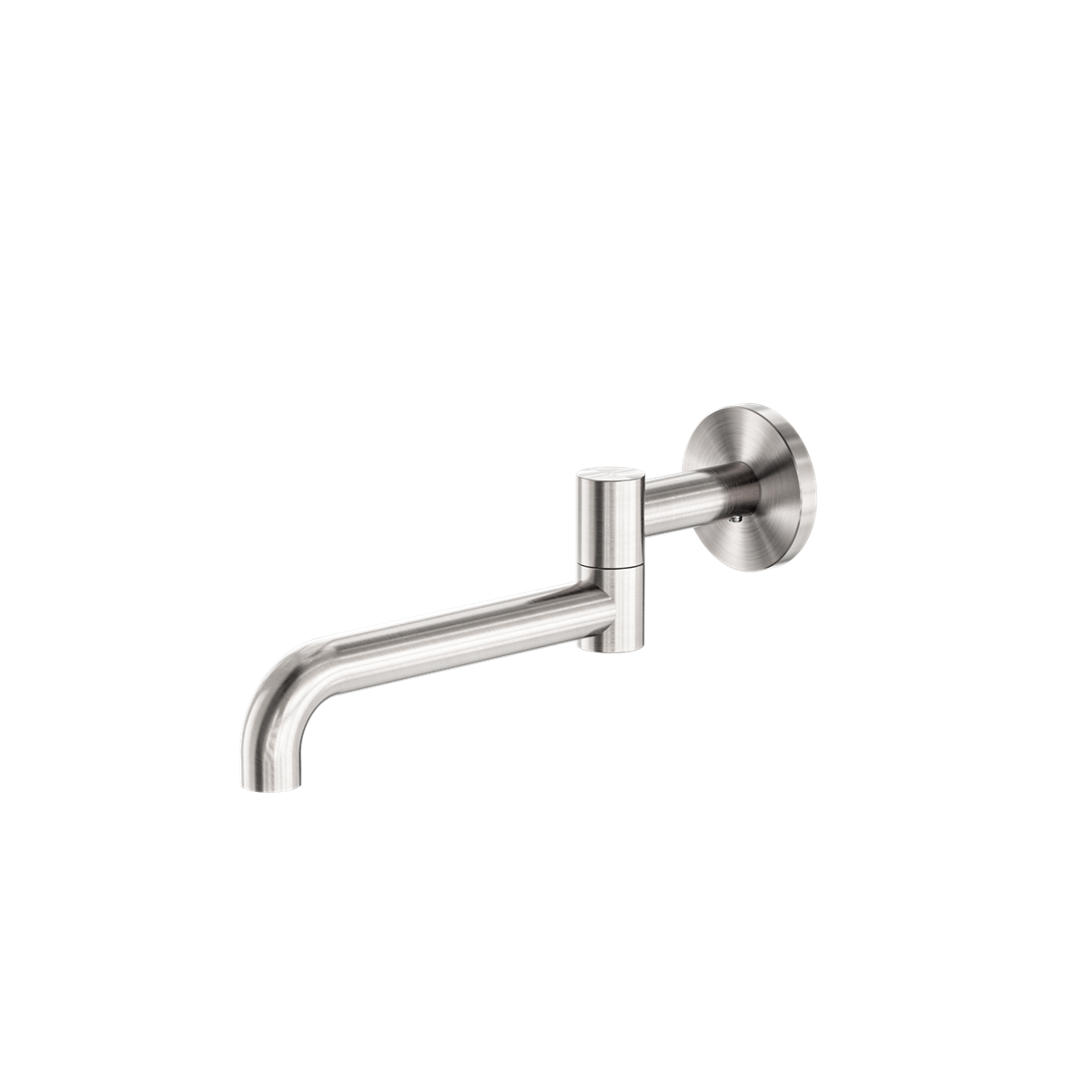 Mecca Wall Mounted Swivel Basin/bath Spout Only 225mm