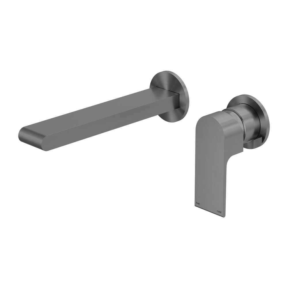 Bianca Wall Basin/bath Mixer Separate Back Plate 187mm