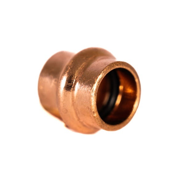 Water Copper Press End Cap