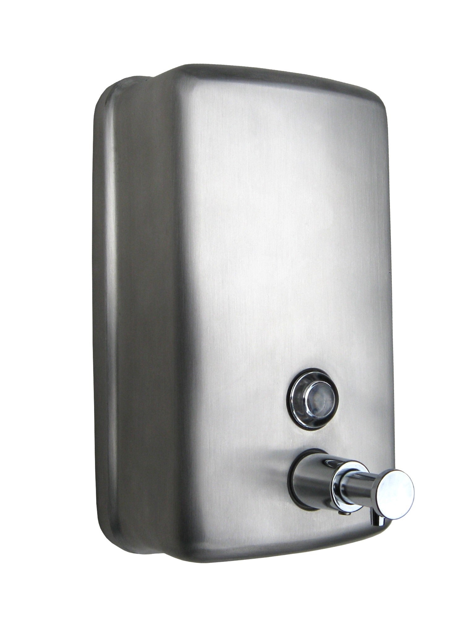 Ellipse Soap Dispenser in Satin Stainless Steel