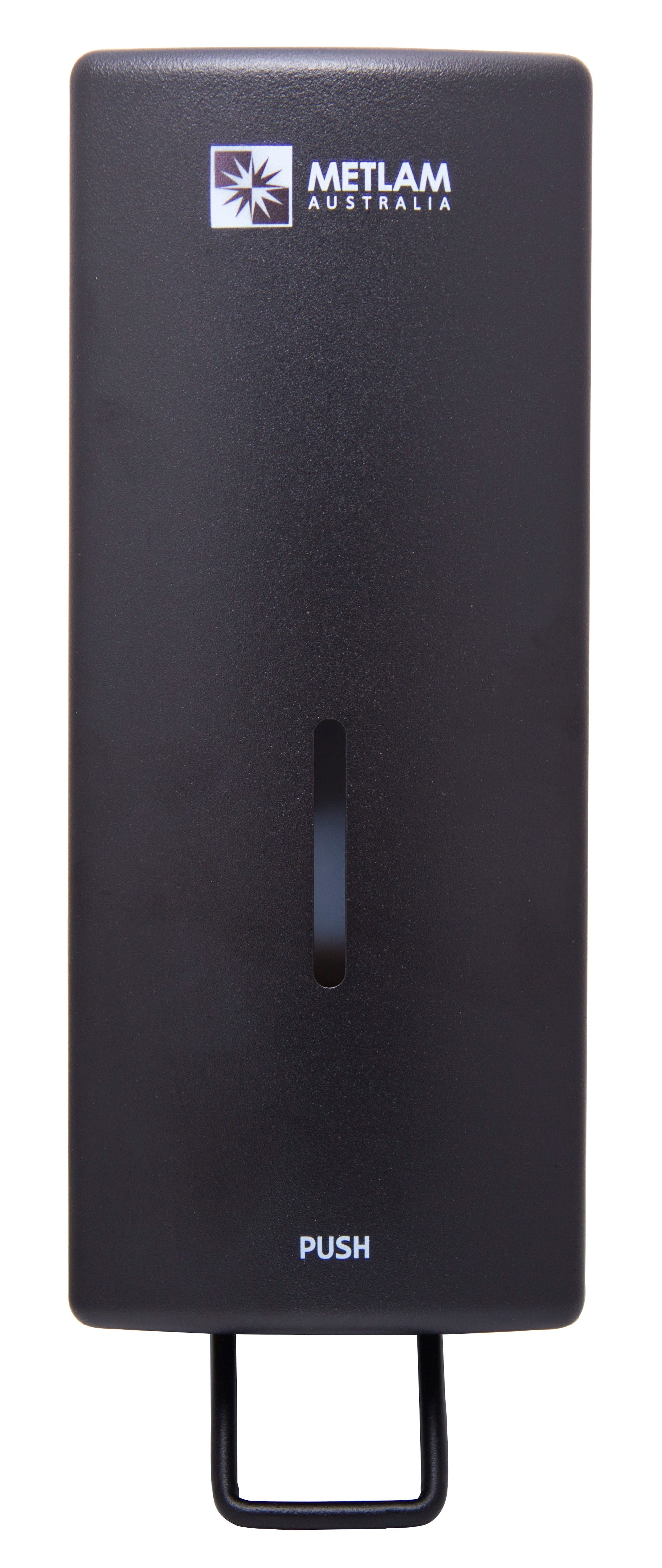 Vertical Soap Dispenser in Designer Black