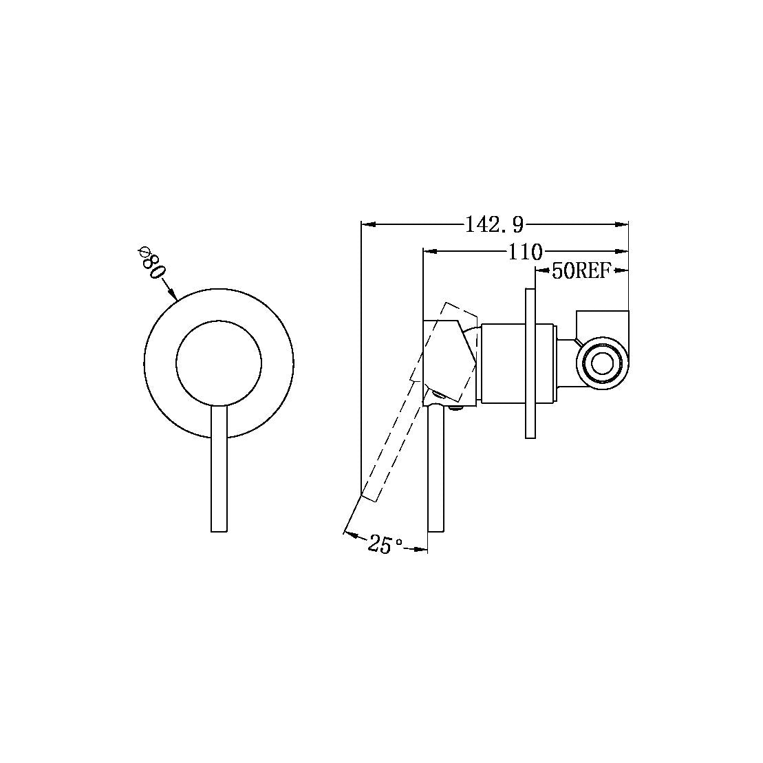 Dolce Shower Mixer