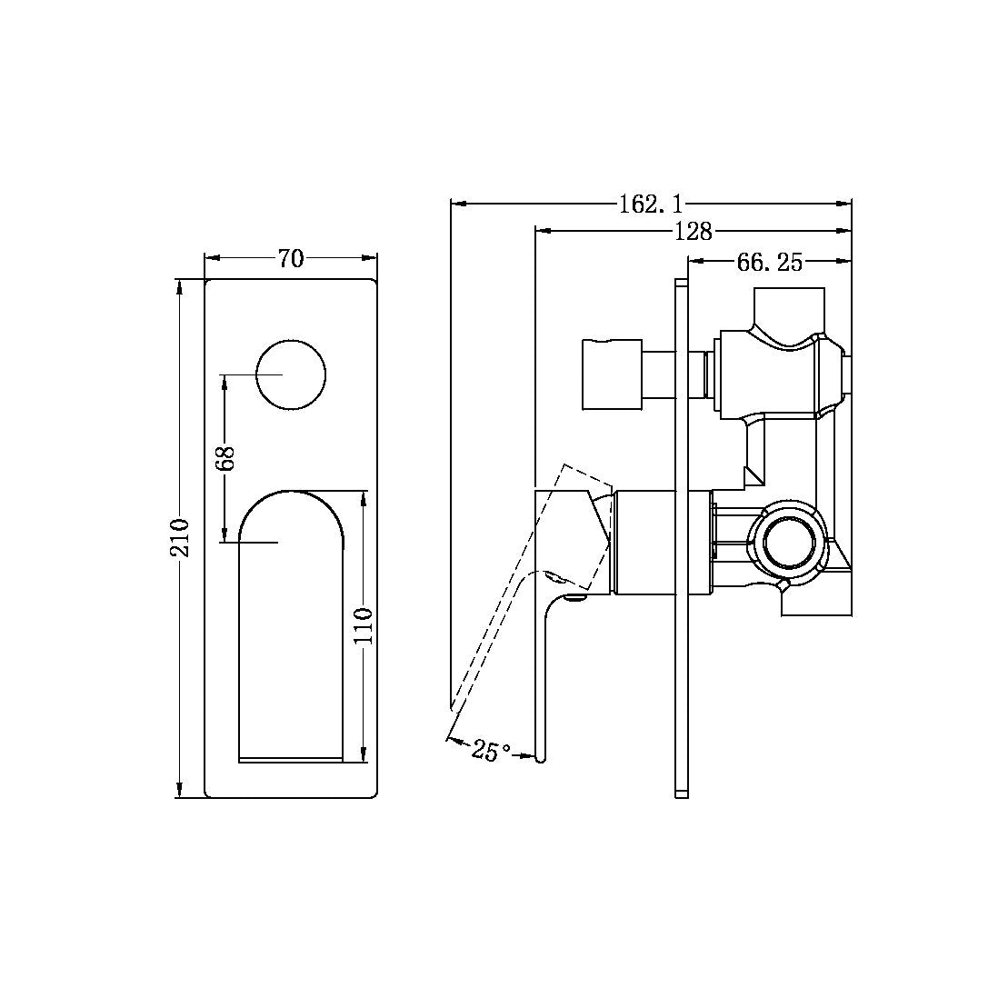 Bianca Shower Mixer With Divertor