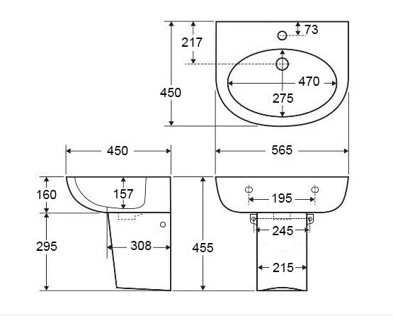 Care Basin With Shroud