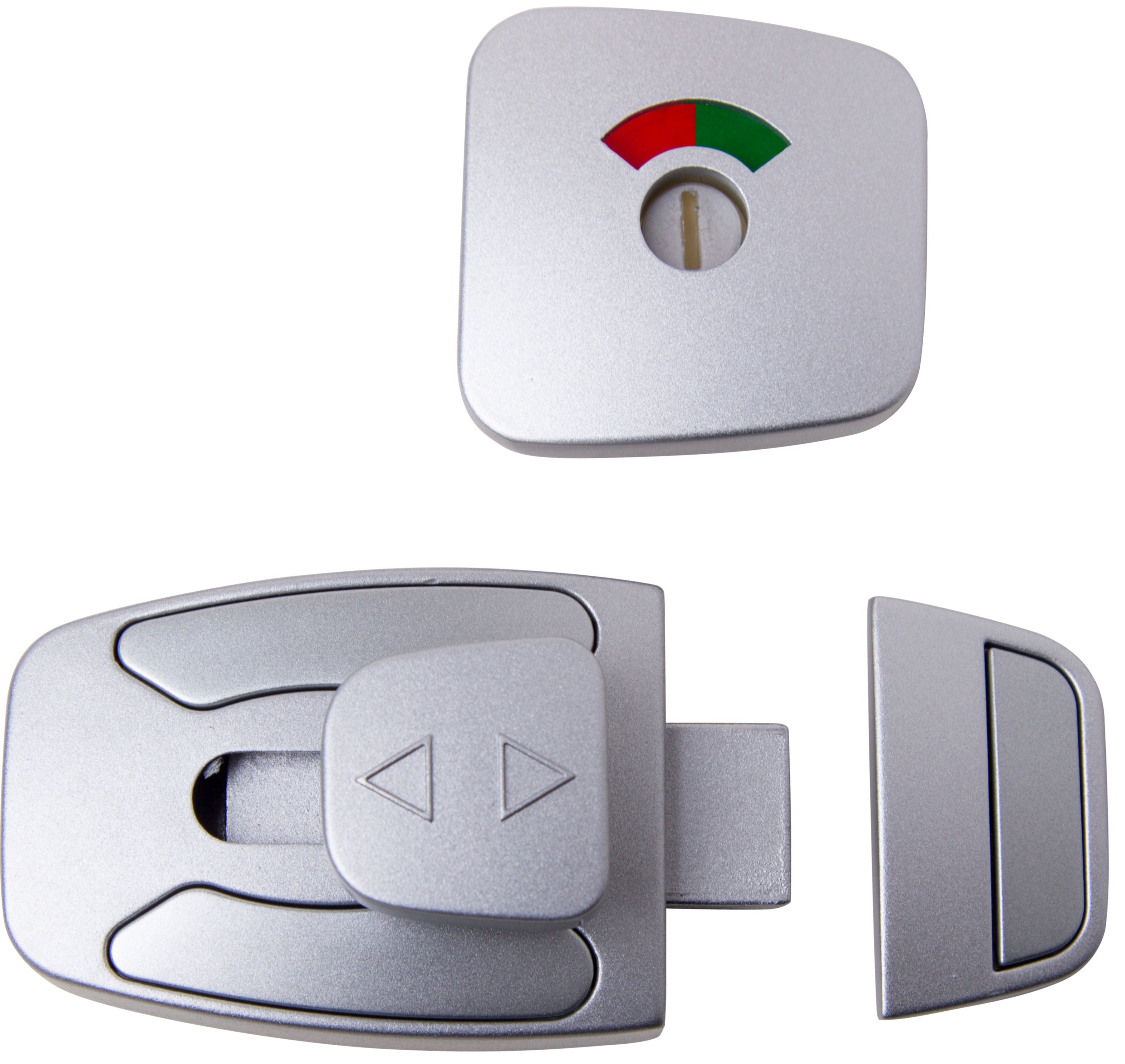 Sera Slide Lock & Emergency Release Indicator Set in Antimicrobial