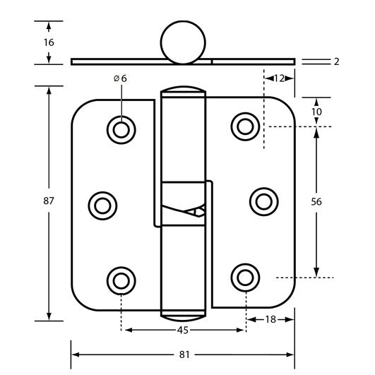 Sentinel Gravity Hinge Concealed Fix