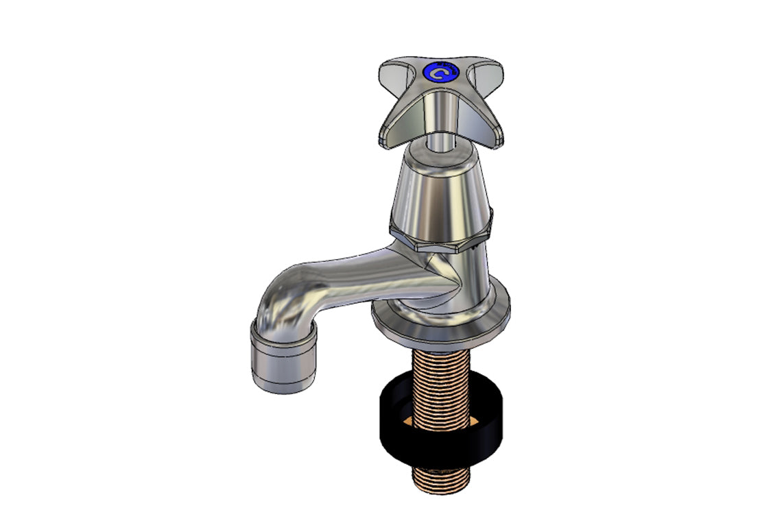 School Pattern Pillar Tap 15mm with Anti-Vandal Aerator 6 Lpm – Jumper Valve