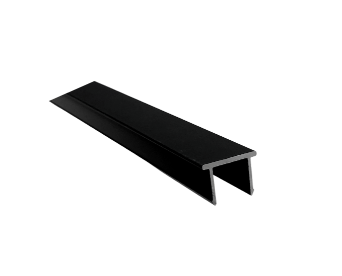 18mm Aluminium Insert Channel in Designer Black