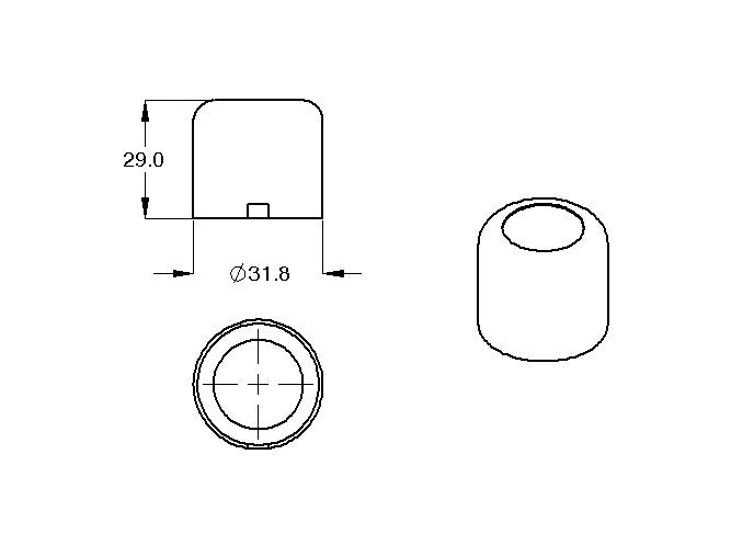 Anti-Tamper Cap for CliniMix® 101.70.00.00 (Green)