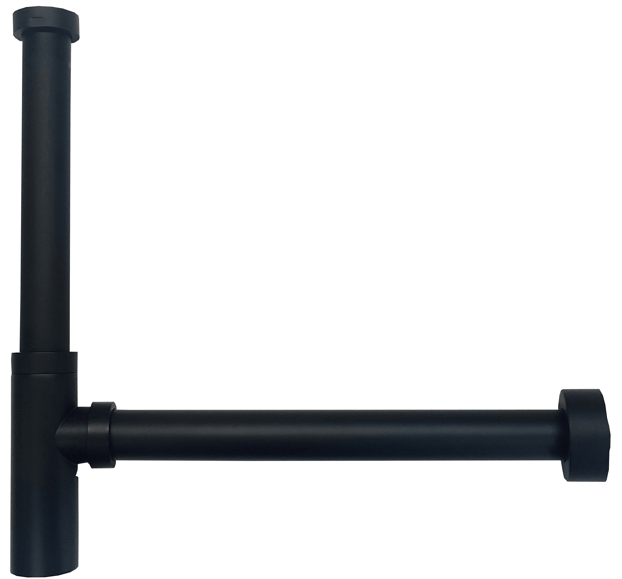 Vertical Extension Pipe for AU4040 Bottle P Trap - Matte Black