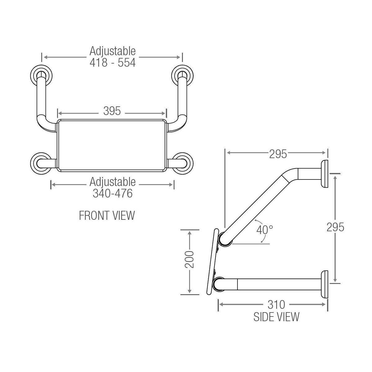 Wall Mounted Backrest