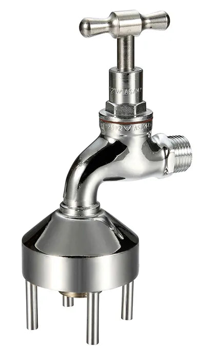 Hose Tap Shrouded Chrome Plated 15MM