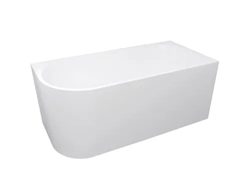 Right Corner Bathtub 1500x750x580 NF & Gloss White