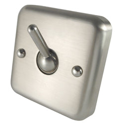 Collapsible Square Clothes Hook - Concealed Fix in Satin Stainless Steel