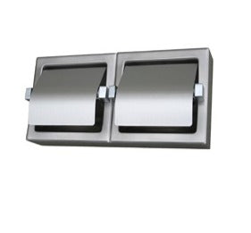 Double Toilet Roll Holder in Satin Stainless Steel ML263SM_S