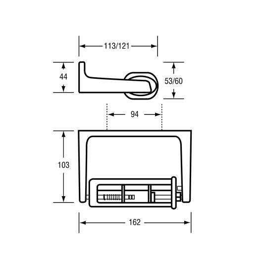 Single Toilet Roll Holder ML820