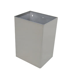 45L Wall Mount Waste Receptacle in Satin Stainless Steel