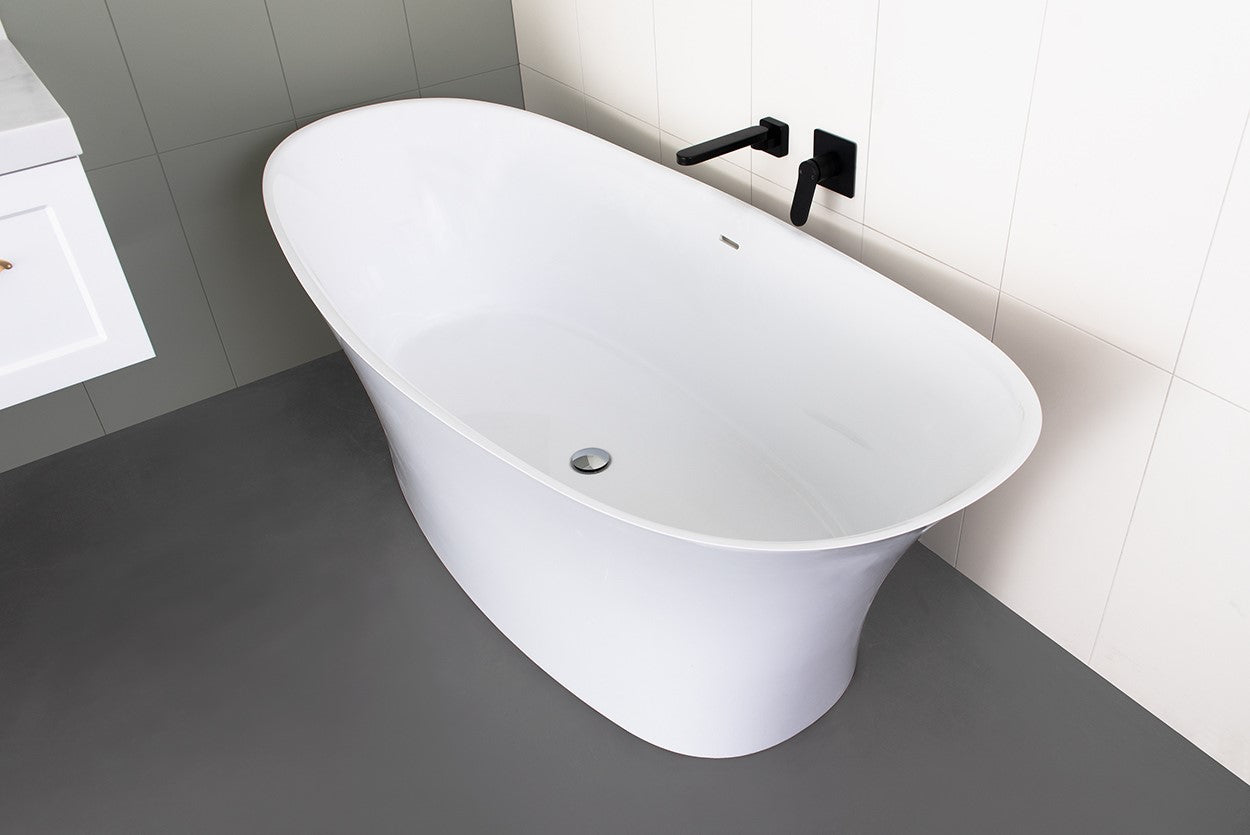 Rise Freestanding Bath Gloss White