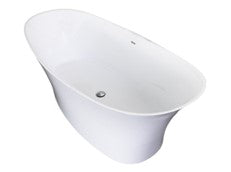 Rise Freestanding Bath Gloss White