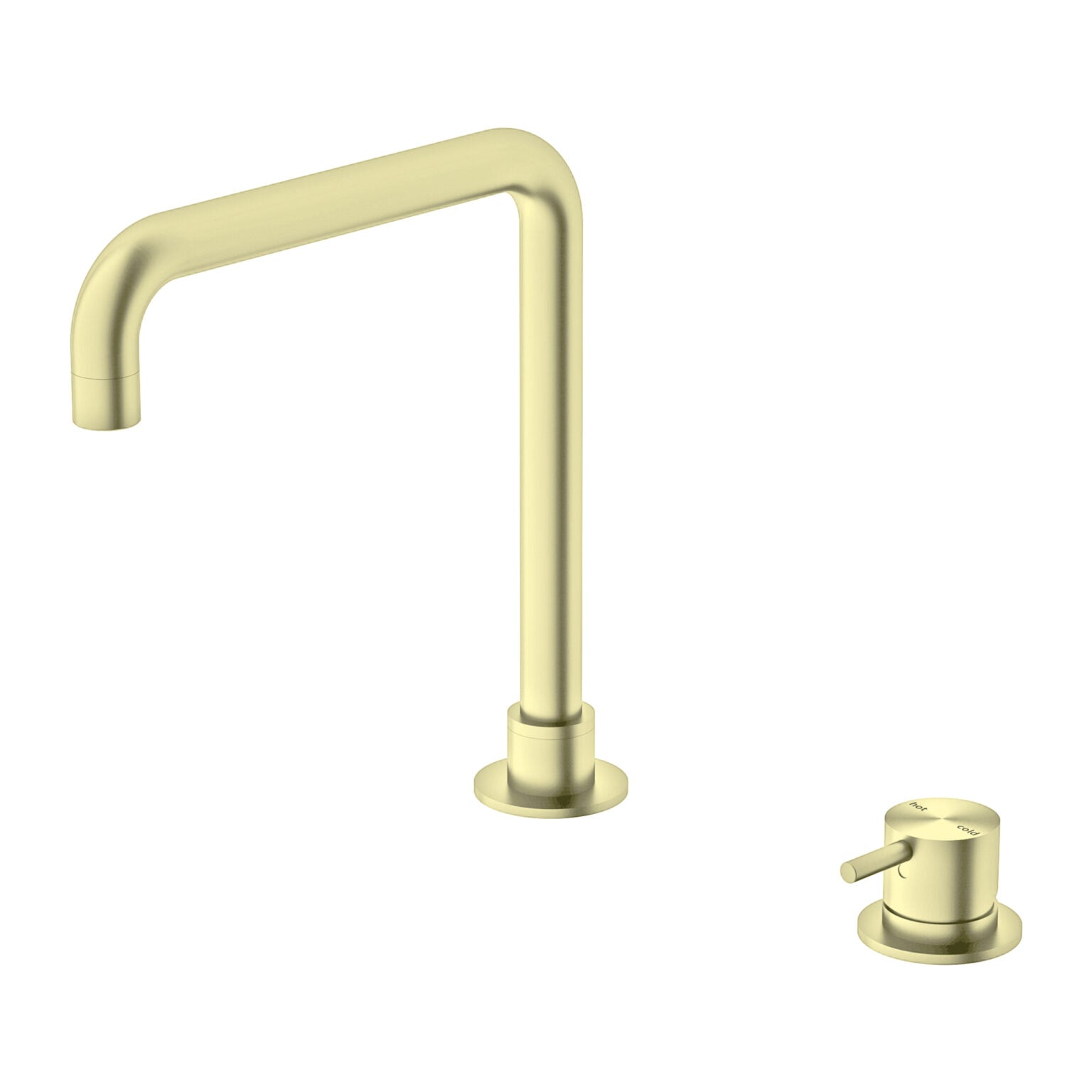 Mecca Hob Basin Mixer and Spout (Square)