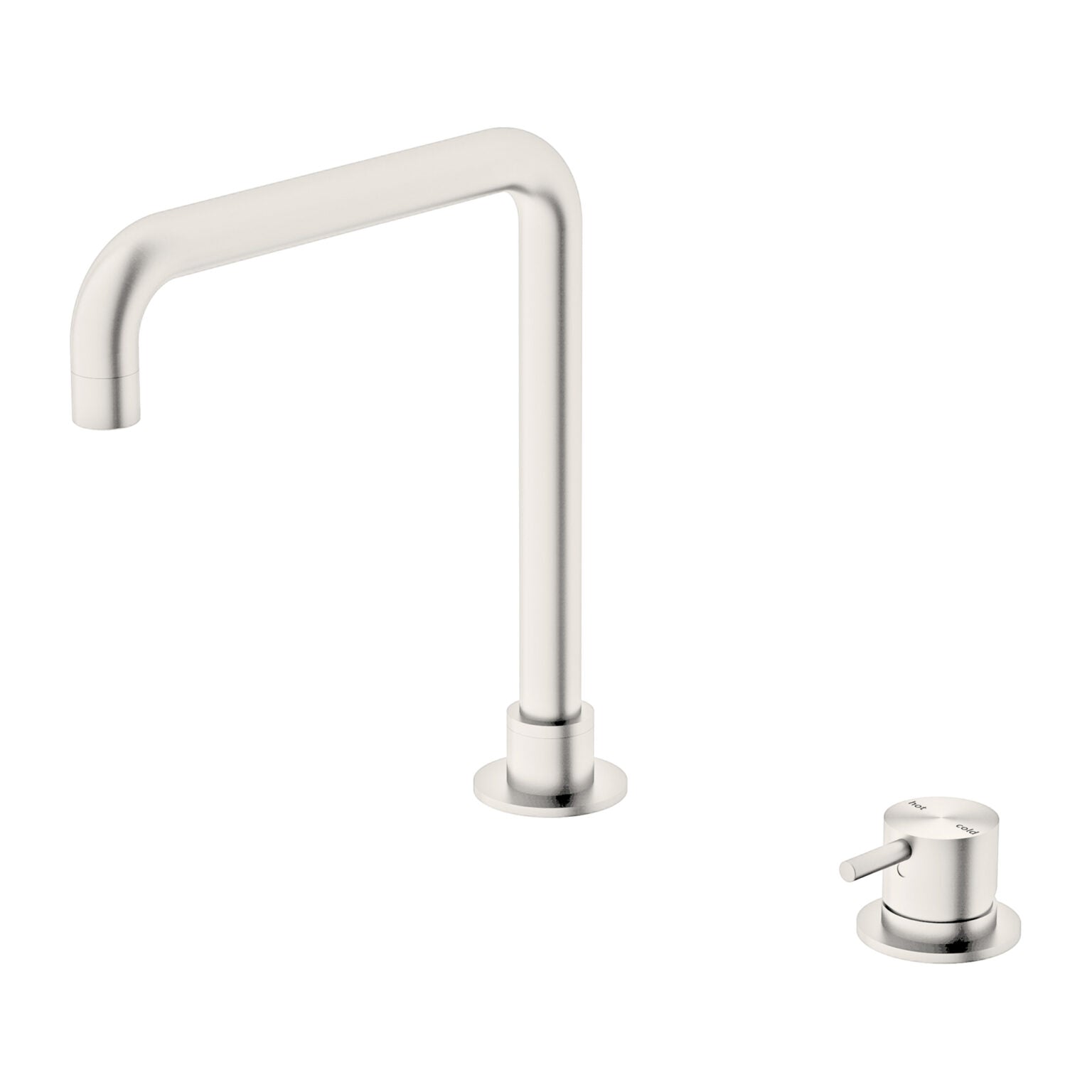 Mecca Hob Basin Mixer and Spout (Square)