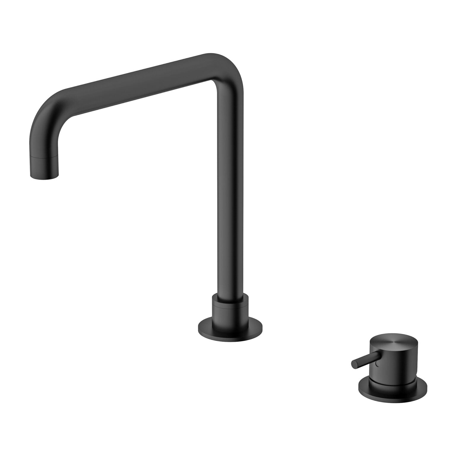 Mecca Hob Basin Mixer and Spout (Square)