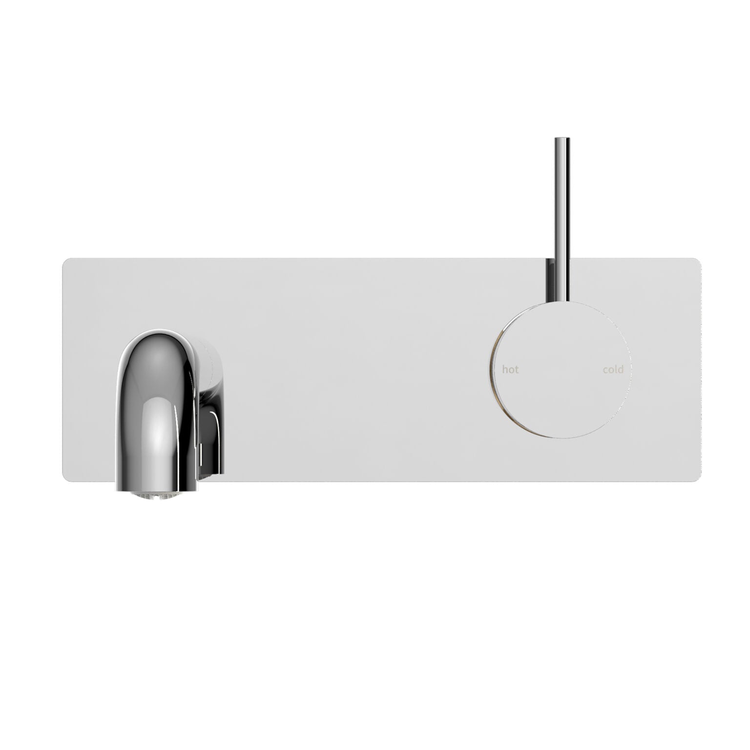 Mecca Wall Basin Mixer Handle Up 185mm