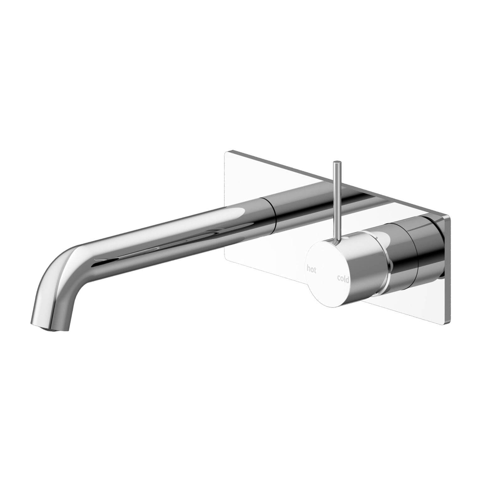 Mecca Wall Basin Mixer Handle Up 185mm