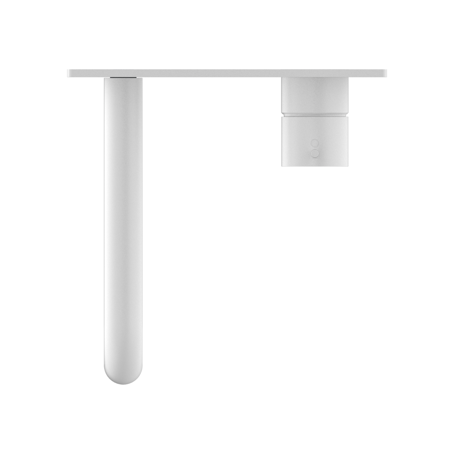 Mecca Wall Basin Mixer Handle Up 185mm