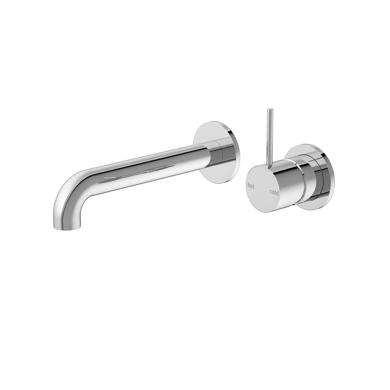 Mecca Wall Basin Mixer Handle Up 160mm